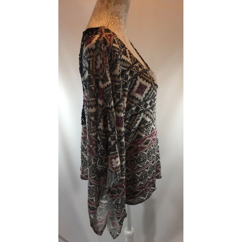 No Comment Sweater Poncho Top Junior Size M - Picture 5 of 6
